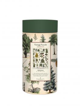"Wald - Bäume" Cavallini Vintage Puzzle, 1000 Teile